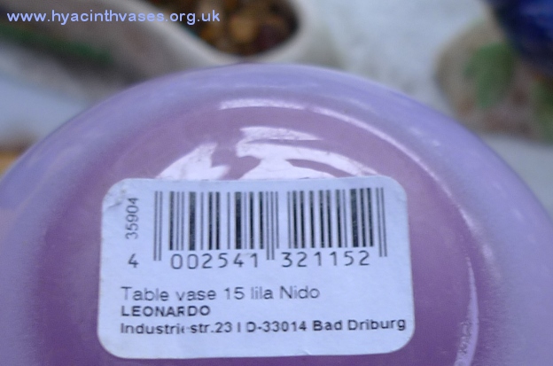 Leonardo lilac Nido vase