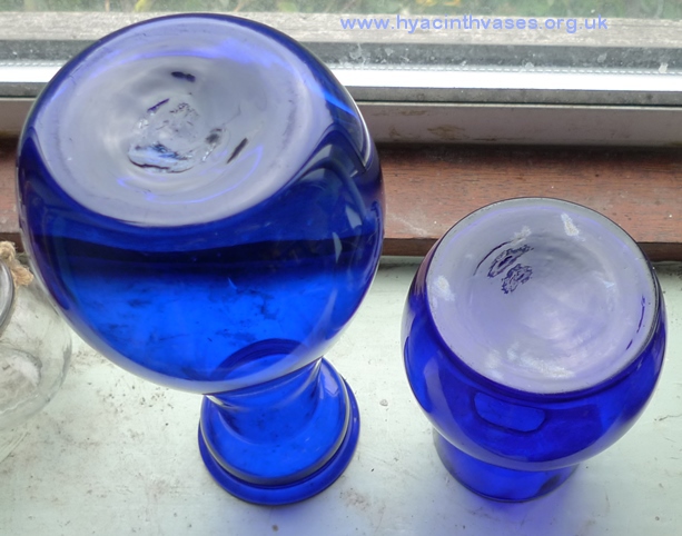 hyacinth vase snapped off pontil mark