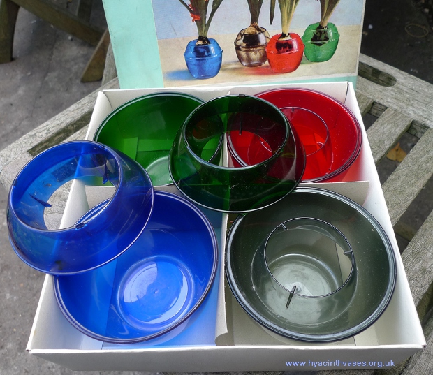 keil plastic hyacinth vases