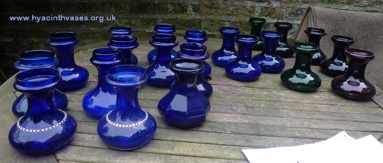 antique hyacinth vases